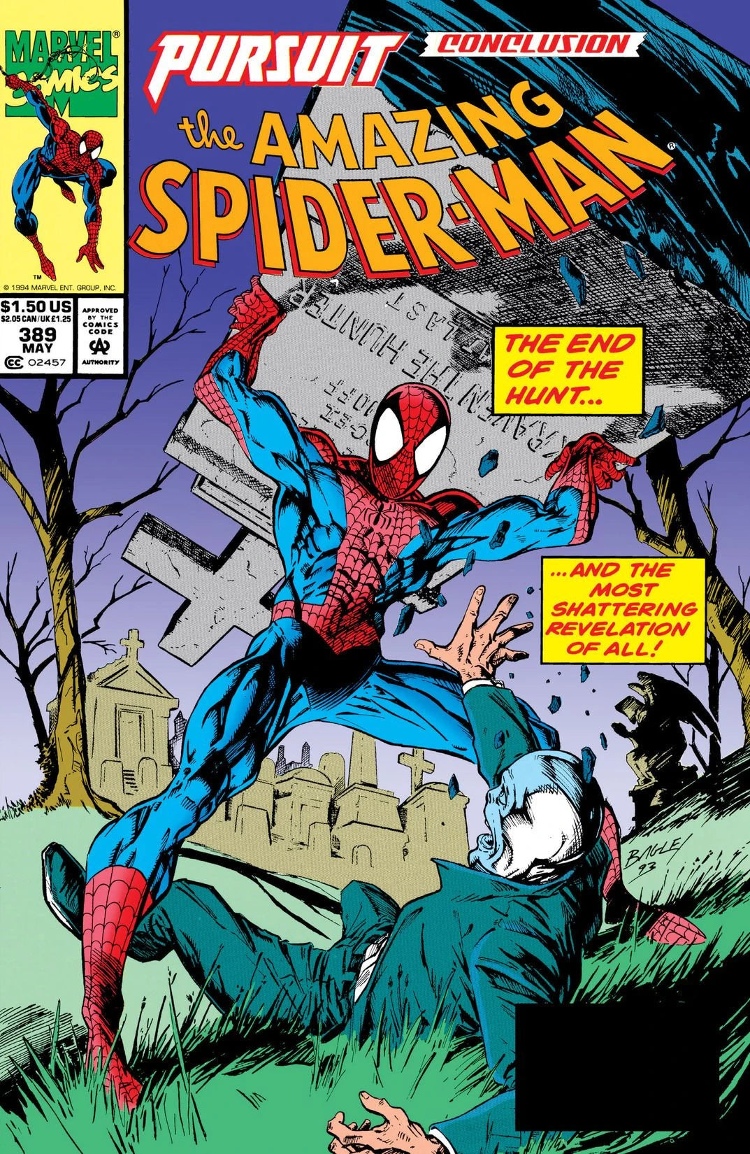 Amazing Spider-Man #389 A Direct Edition cover