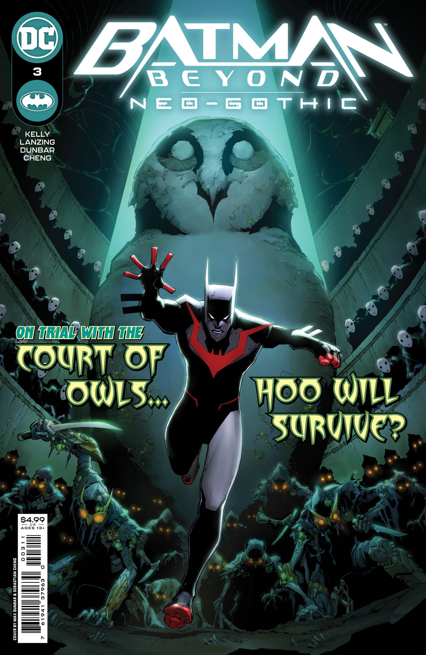 Batman Beyond: Neo-Gothic #3 A cover
