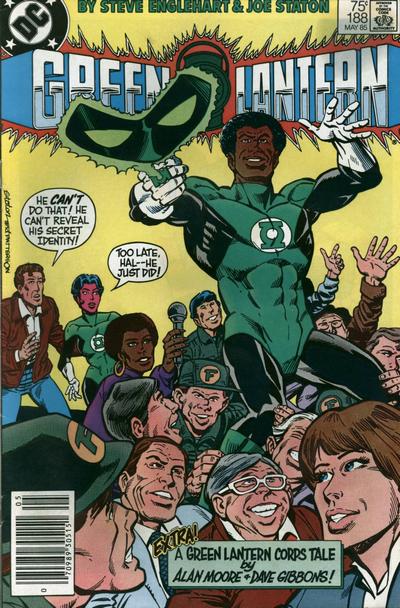 Green Lantern #188 Newsstand Edition cover
