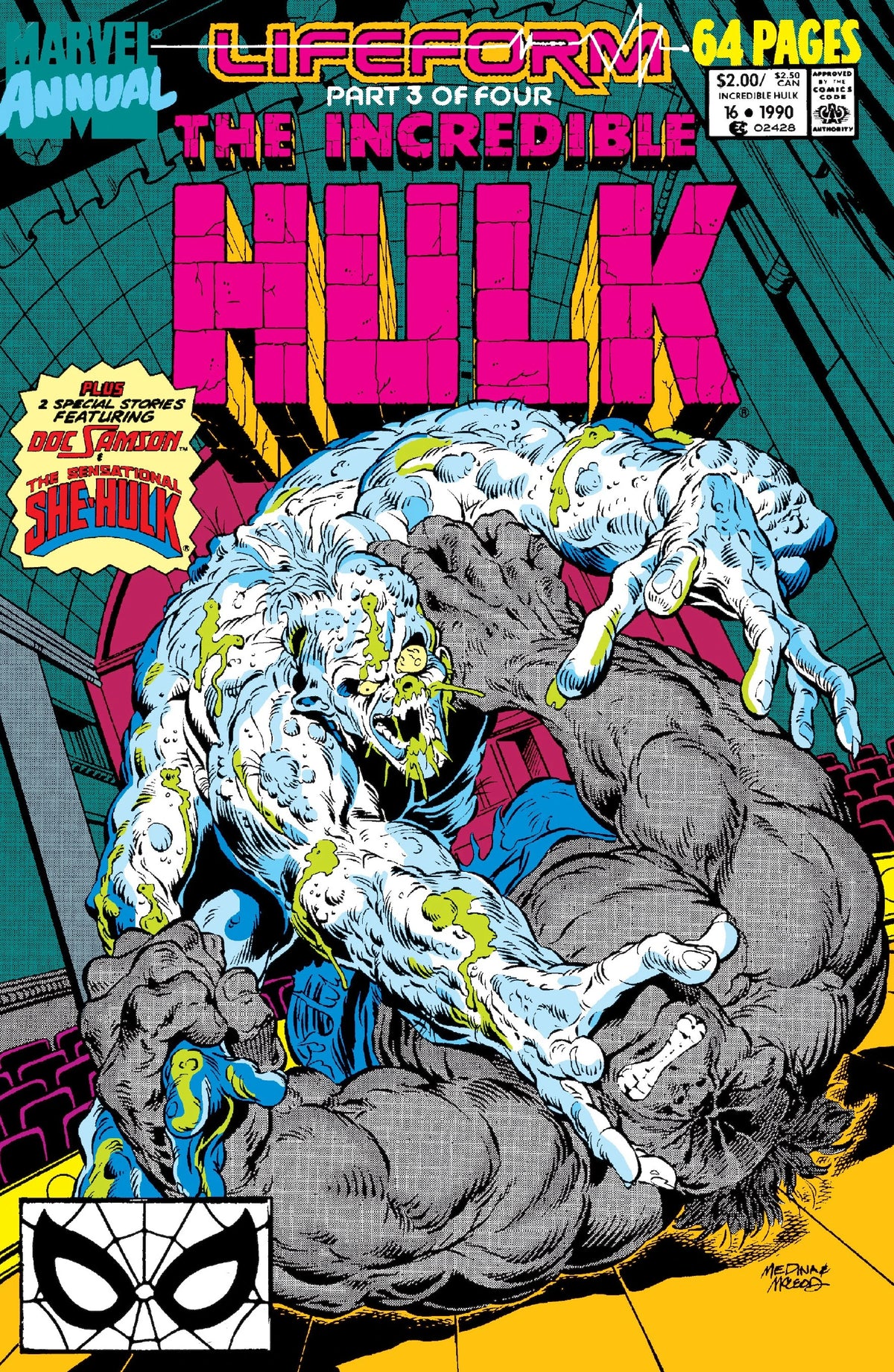 The Incredible Hulk Annual #16 Direct Edition cover