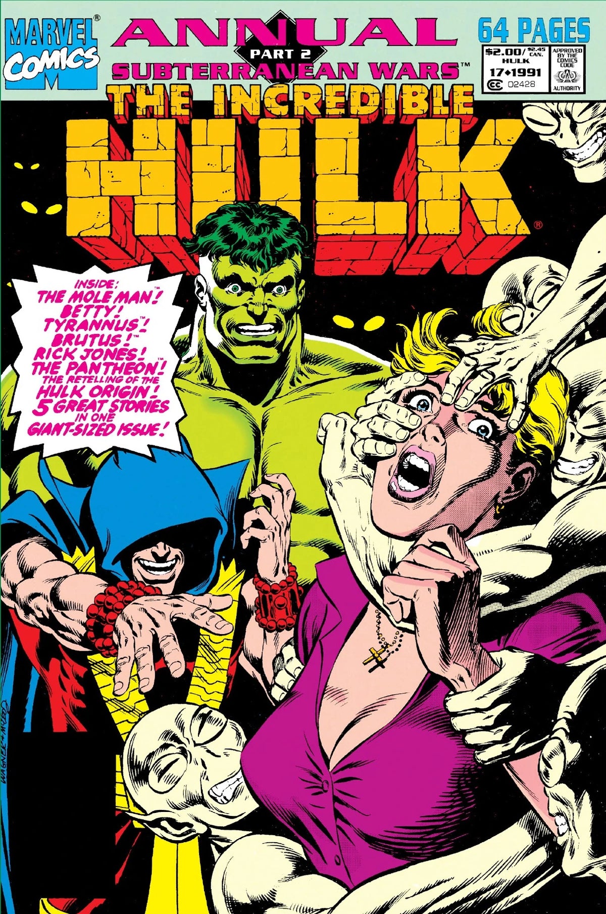 The Incredible Hulk Annual #17 Direct Edition cover