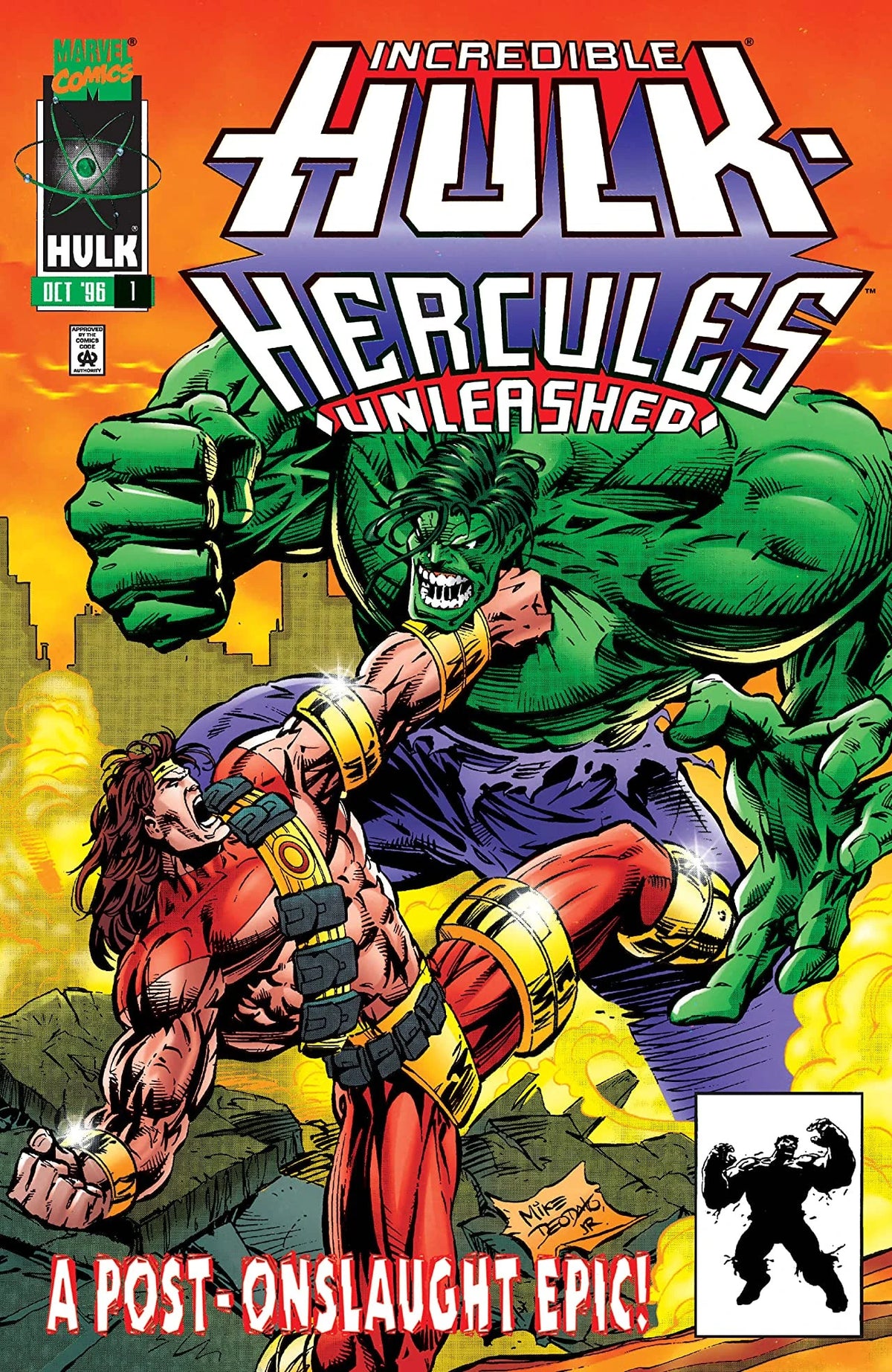 Incredible Hulk: Hercules Unleashed #1 Direct Edition cover