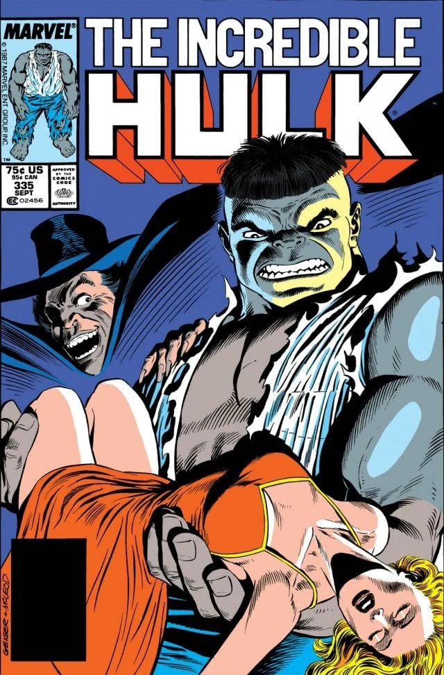 The Incredible Hulk #335 Newsstand Edition cover