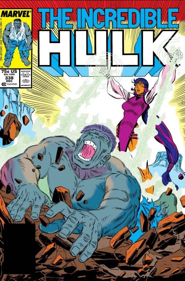 The Incredible Hulk #338 Direct Edition cover