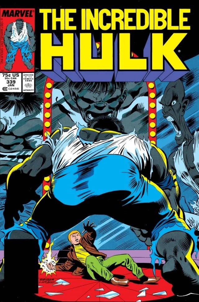 The Incredible Hulk #339 Direct Edition cover