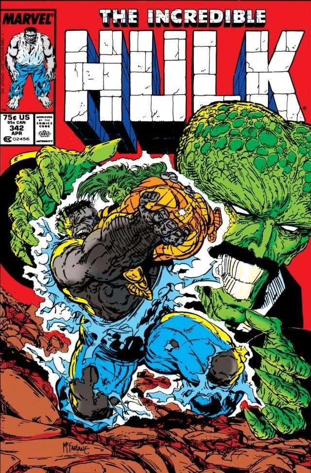 The Incredible Hulk #342 Newsstand Edition cover