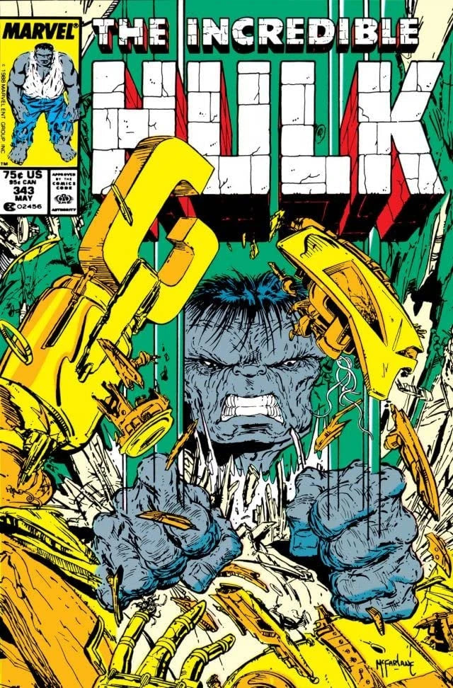 The Incredible Hulk #343 Direct Edition cover
