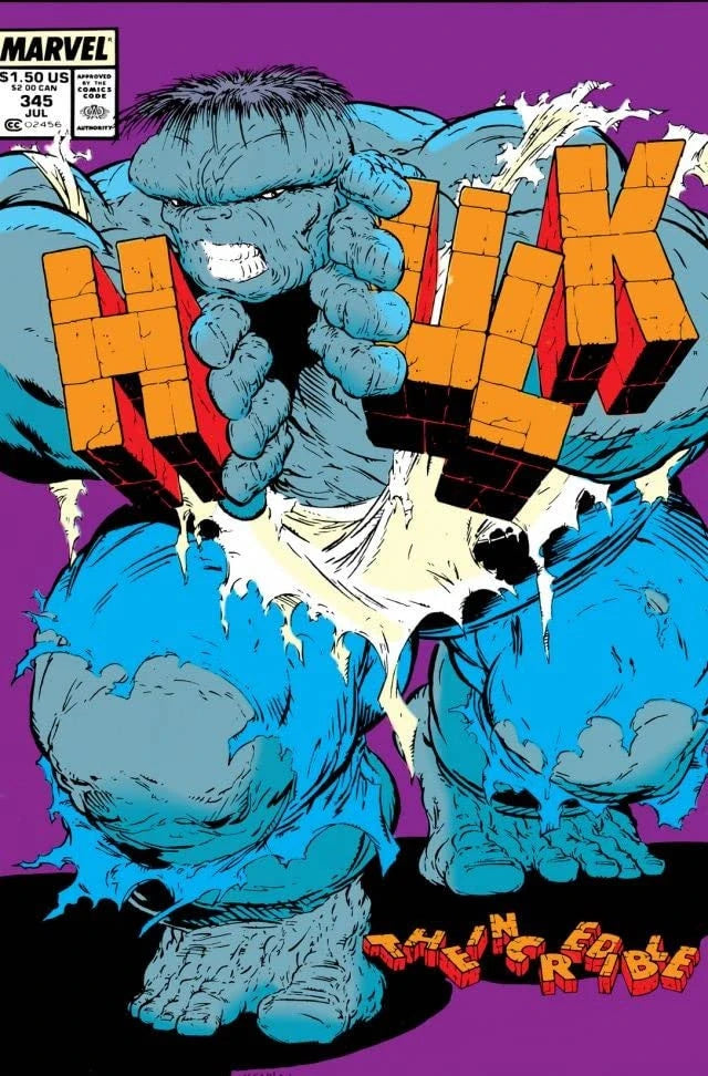 The Incredible Hulk #345 Direct Edition cover