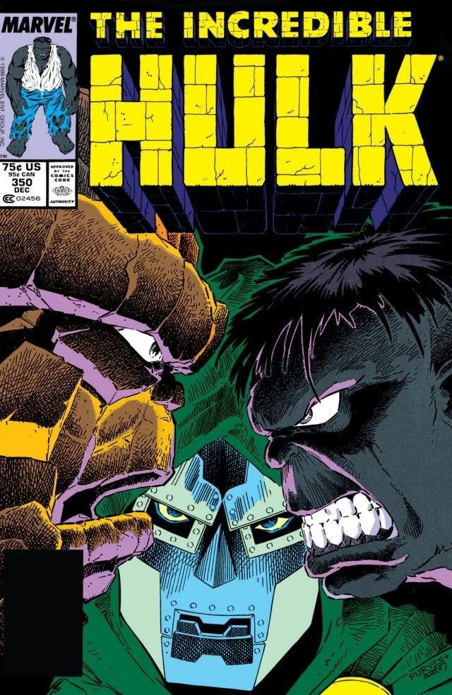 The Incredible Hulk #350 Direct Edition cover