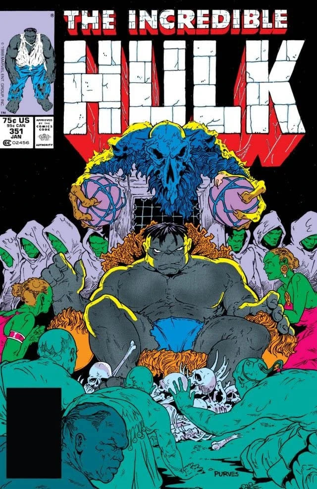 The Incredible Hulk #351 Direct Edition cover