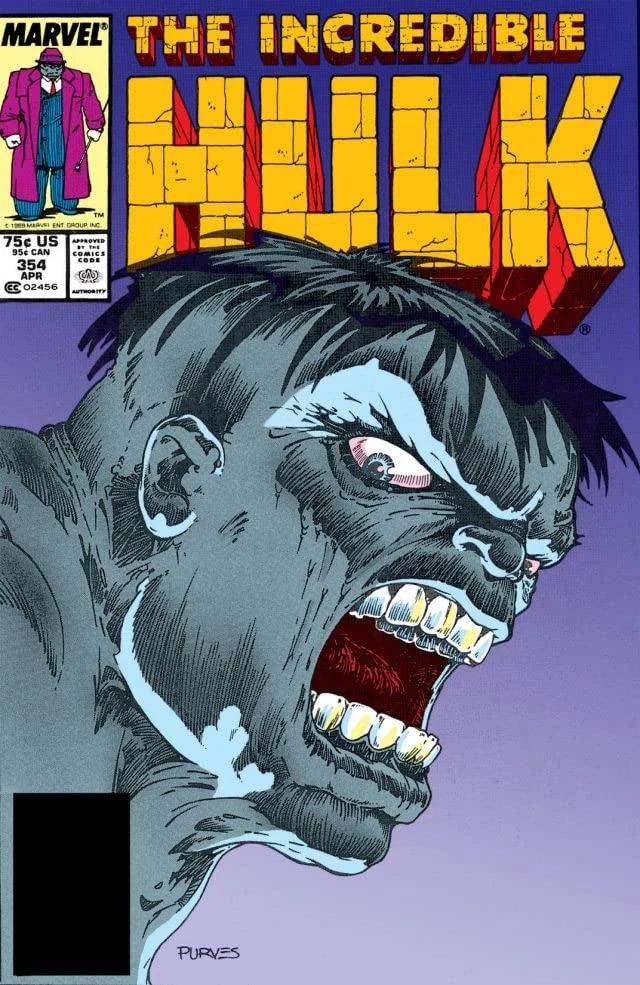 The Incredible Hulk #354 Direct Edition cover