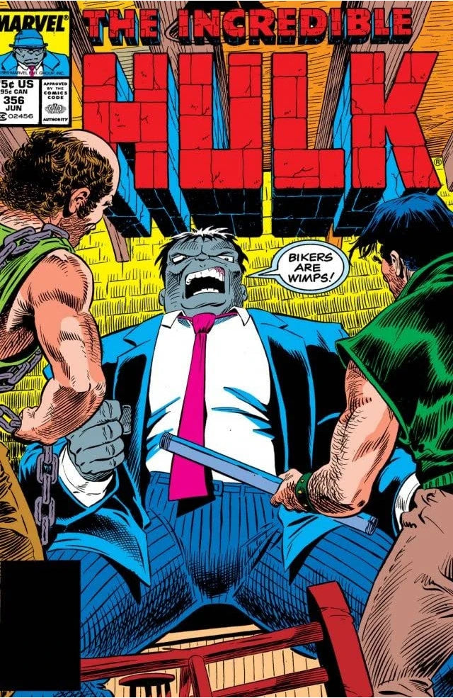 The Incredible Hulk #356 Direct Edition cover