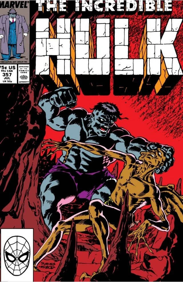 The Incredible Hulk #357 Direct Edition cover