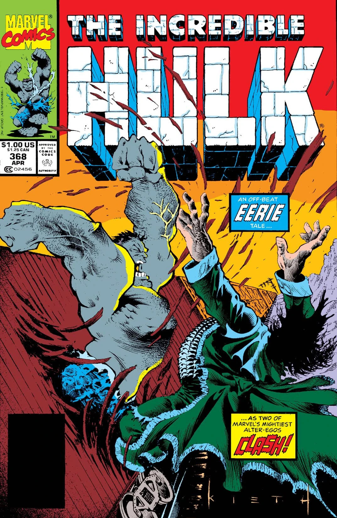 The Incredible Hulk #368 Direct Edition cover