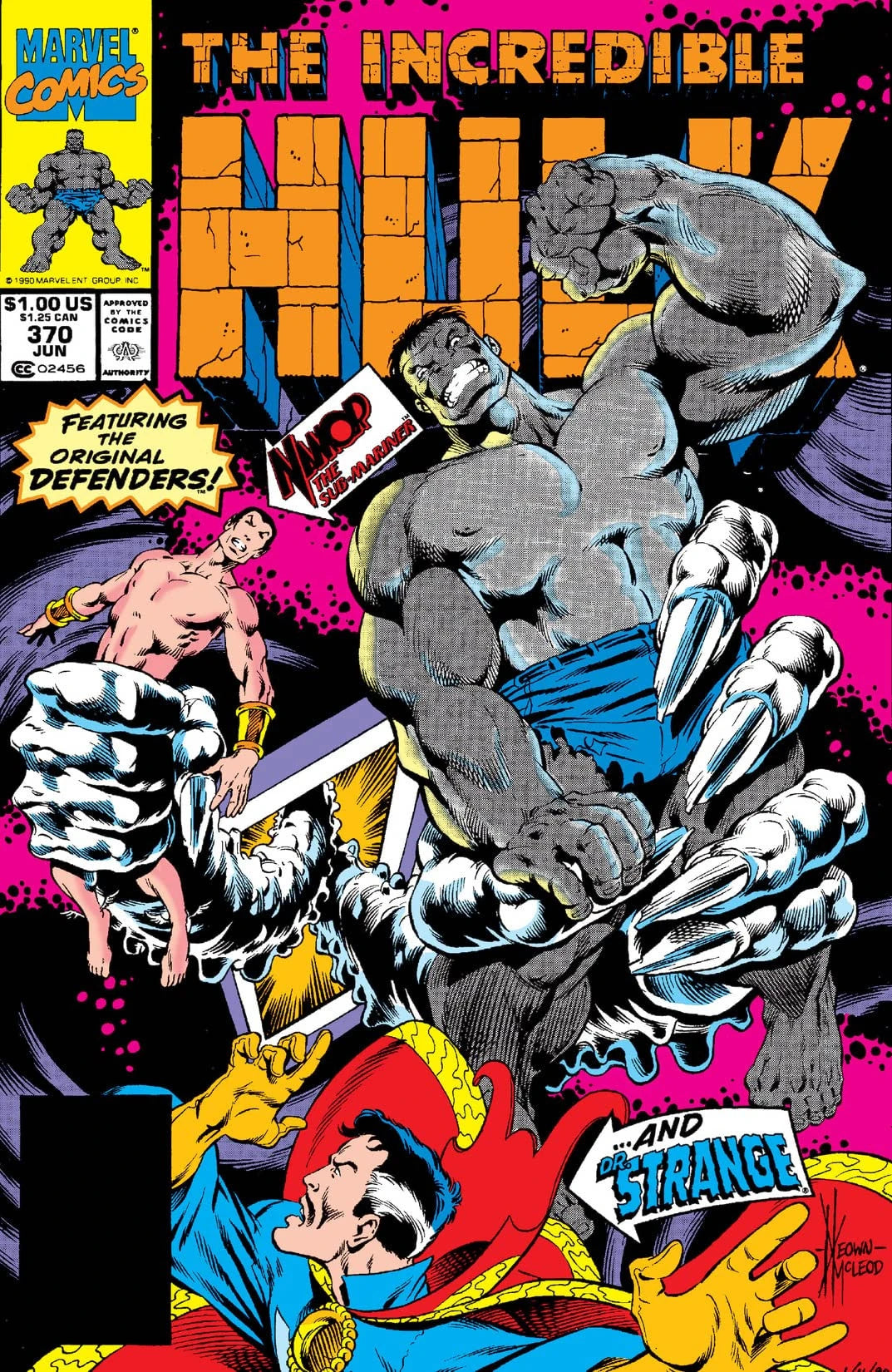 The Incredible Hulk #370 Direct Edition cover