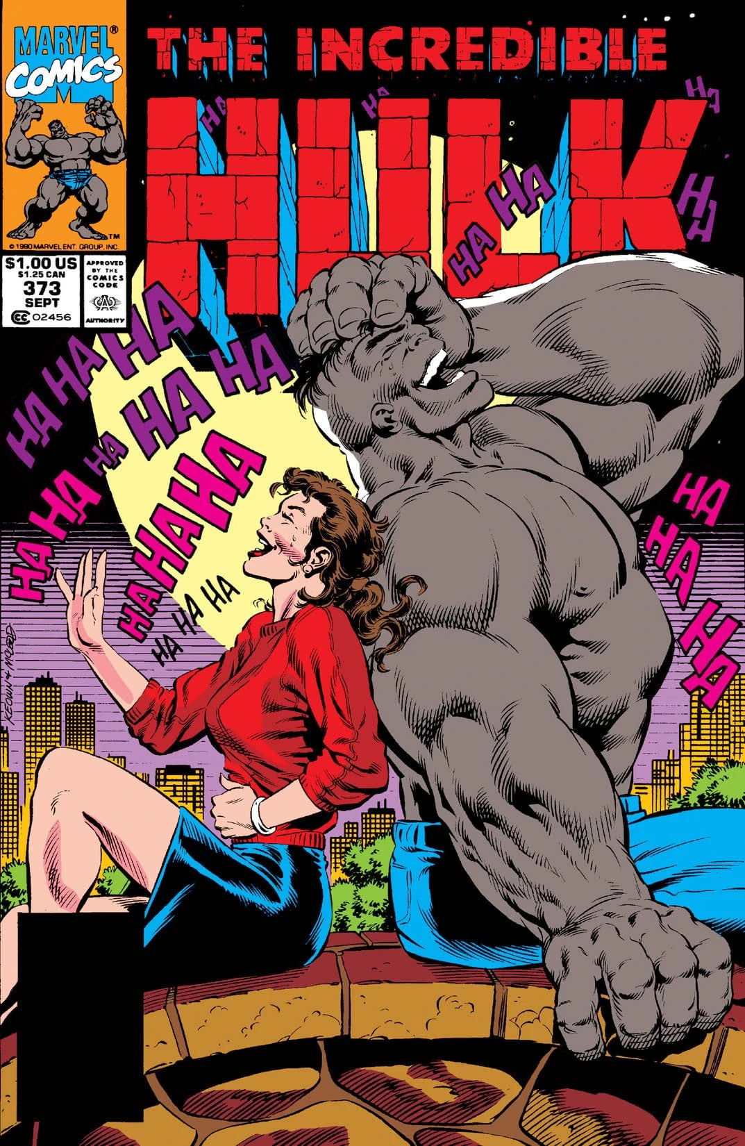 The Incredible Hulk #373 Direct Edition cover