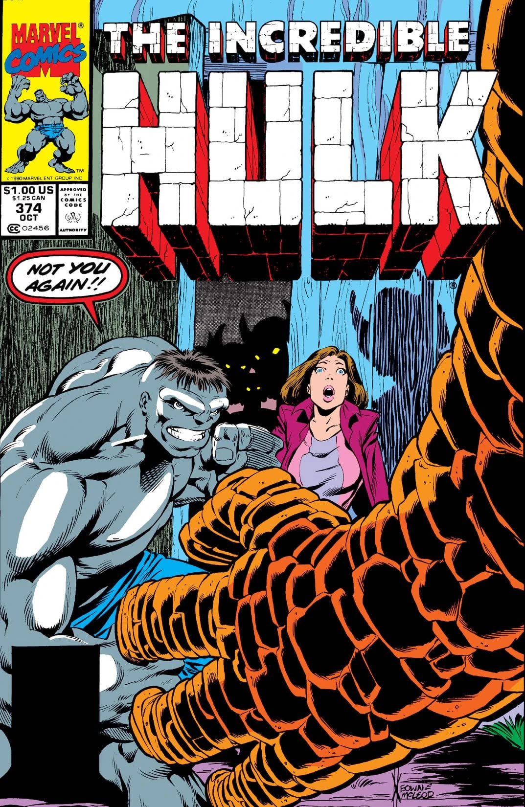 The Incredible Hulk #374 Direct Edition cover