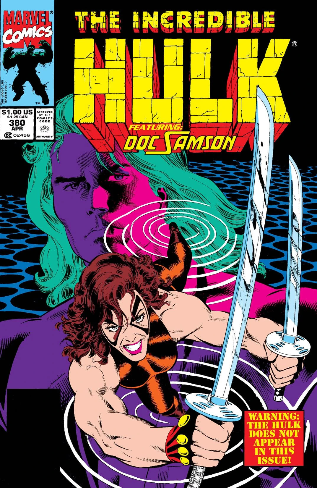 The Incredible Hulk #380 Direct Edition cover