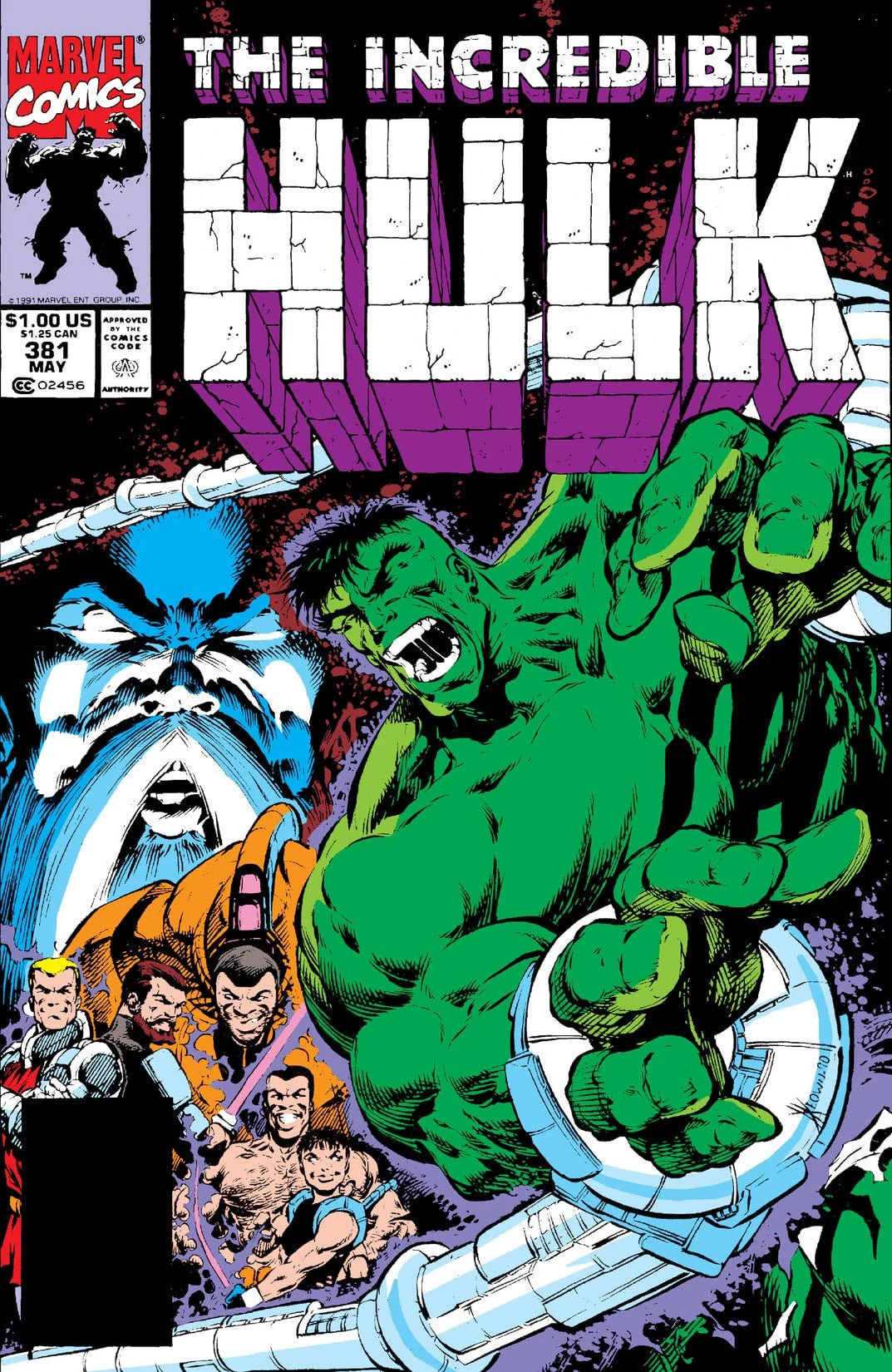 The Incredible Hulk #381 Direct Edition cover