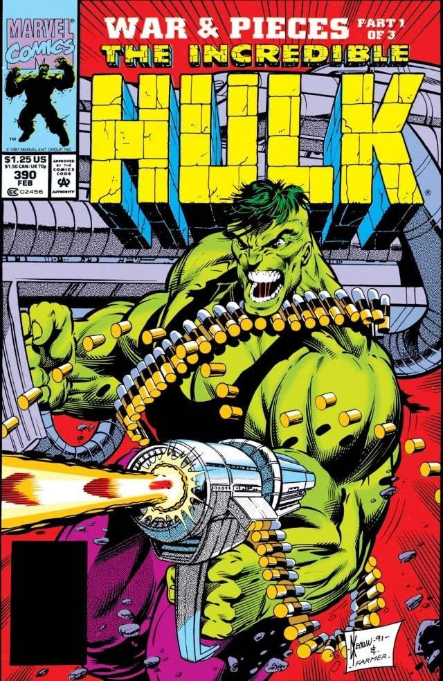 The Incredible Hulk #390 Direct Edition cover