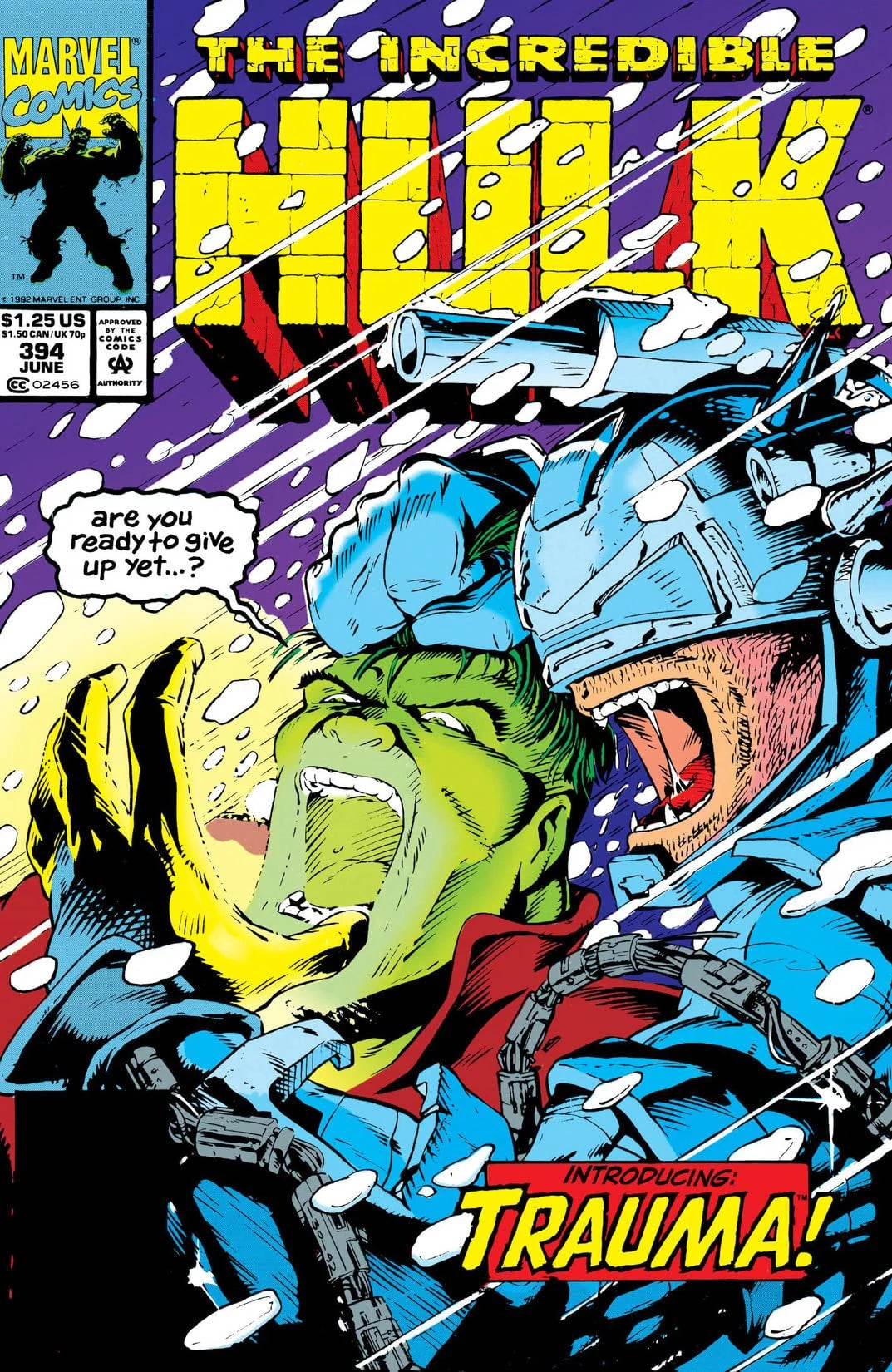 The Incredible Hulk #394 Direct Edition cover