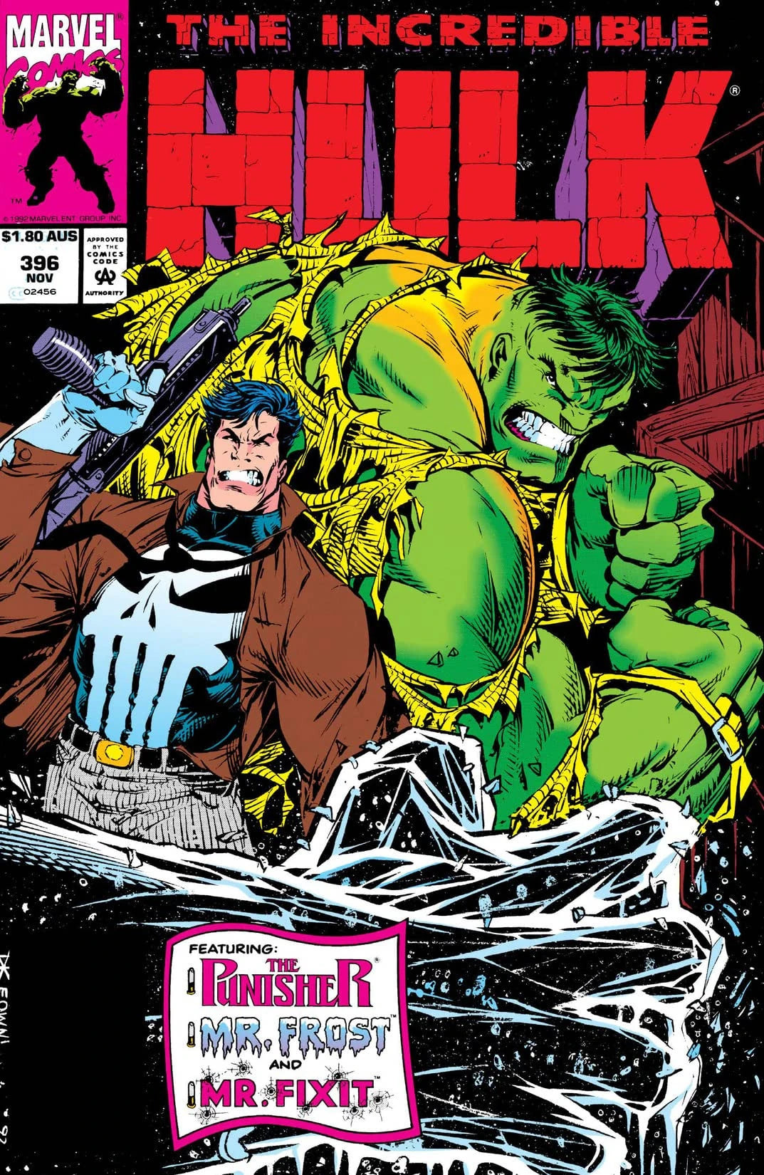 The Incredible Hulk #396 Direct Edition cover