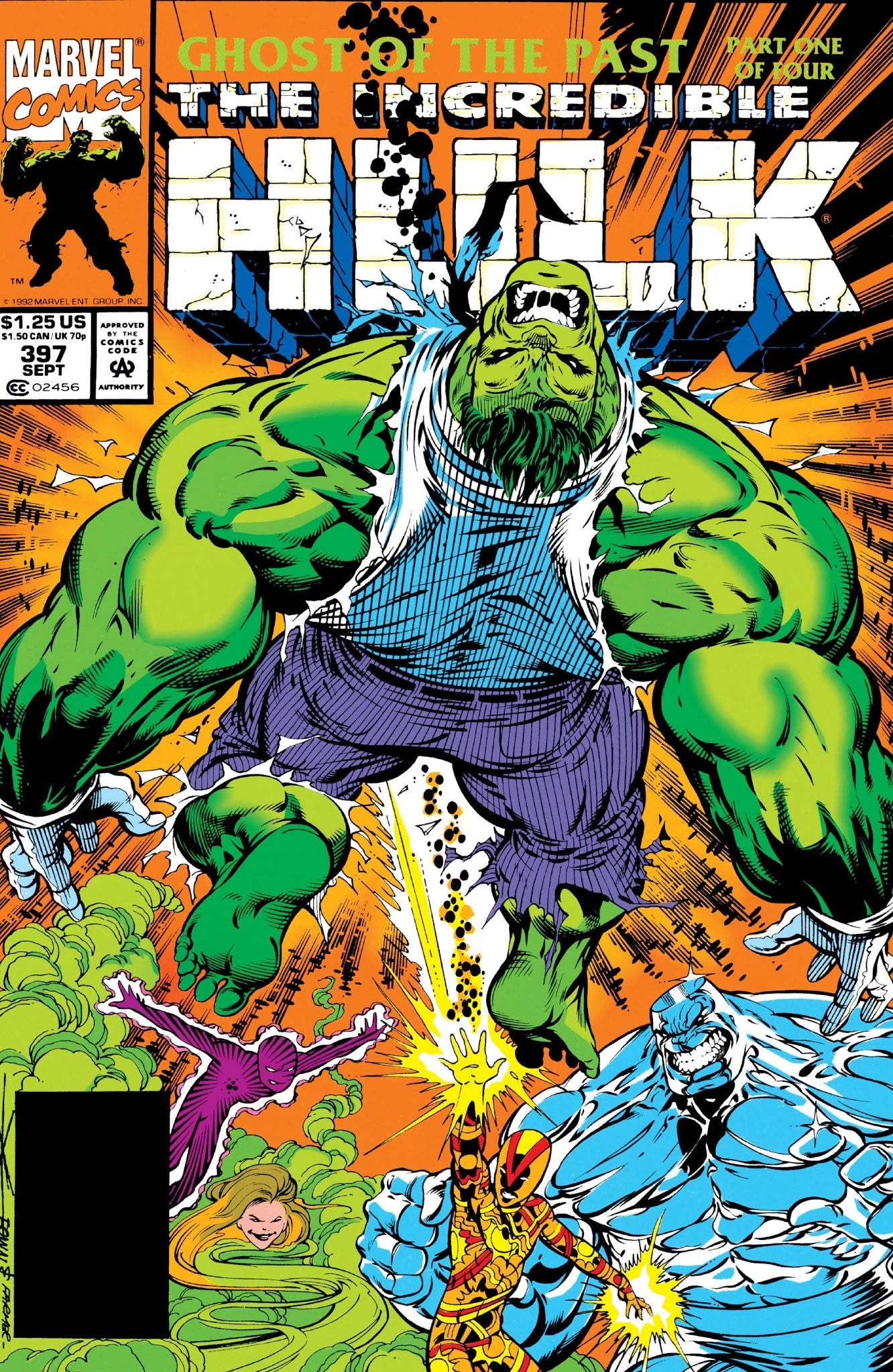 The Incredible Hulk #397 Direct Edition cover