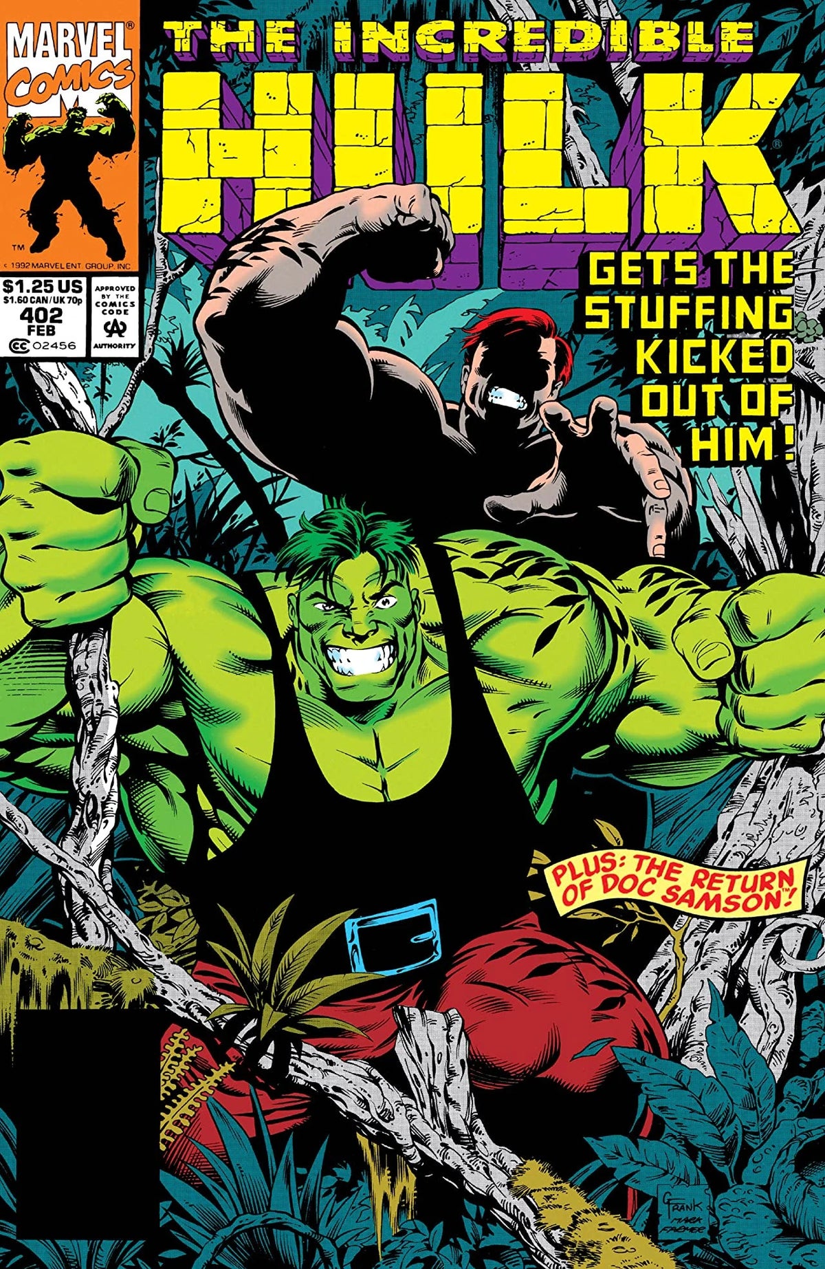 The Incredible Hulk #402 Direct Edition cover