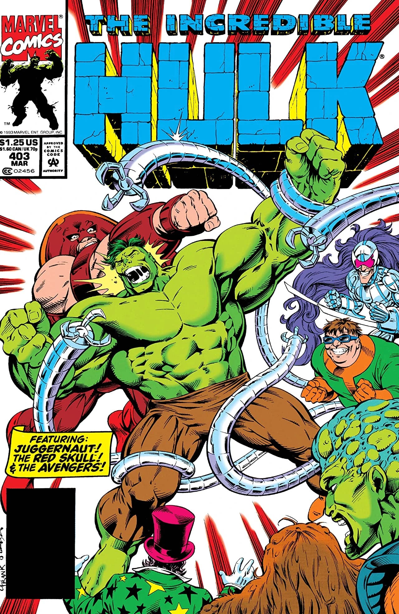The Incredible Hulk #403 Direct Edition cover