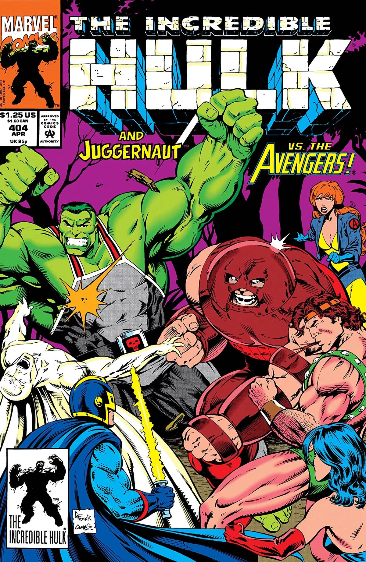 The Incredible Hulk #404 Direct Edition cover