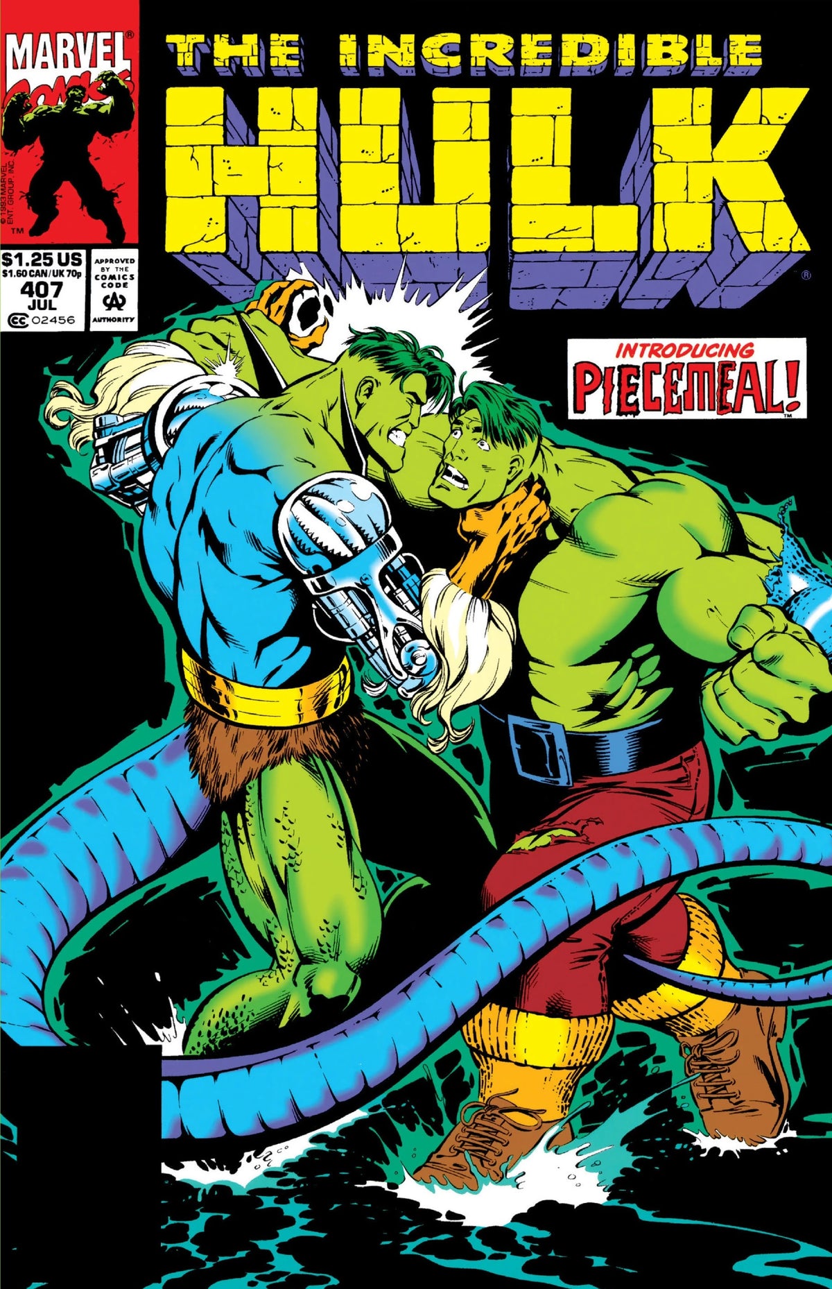 The Incredible Hulk #407 Direct Edition cover