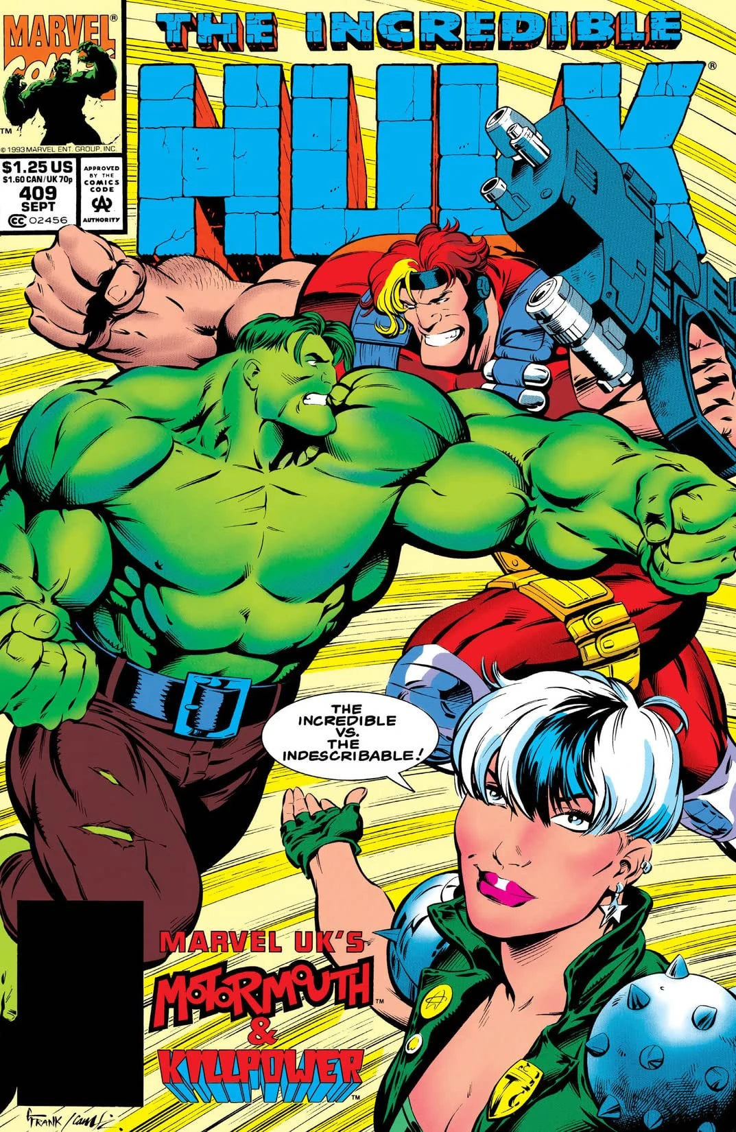 The Incredible Hulk #409 Newsstand Edition cover