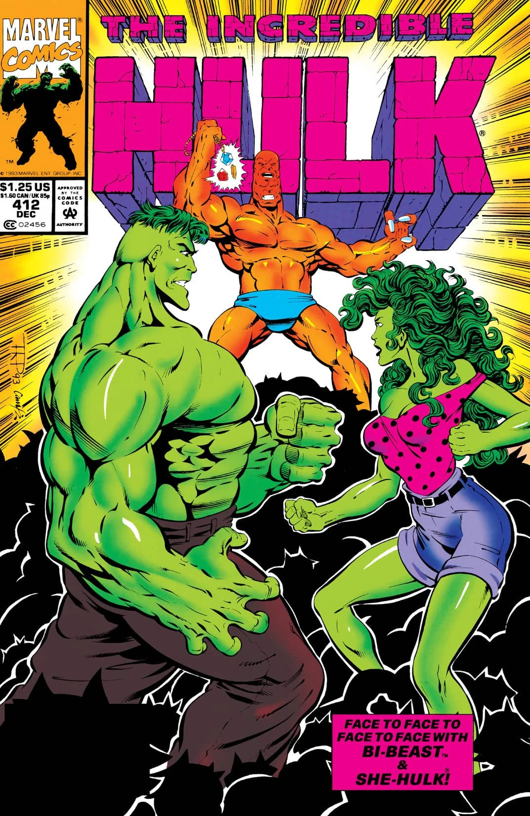 The Incredible Hulk #412 Direct Edition cover