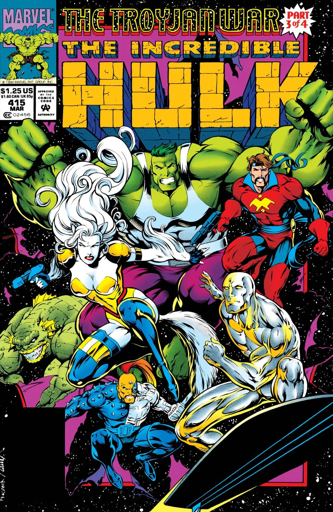 The Incredible Hulk #415 Direct Edition cover