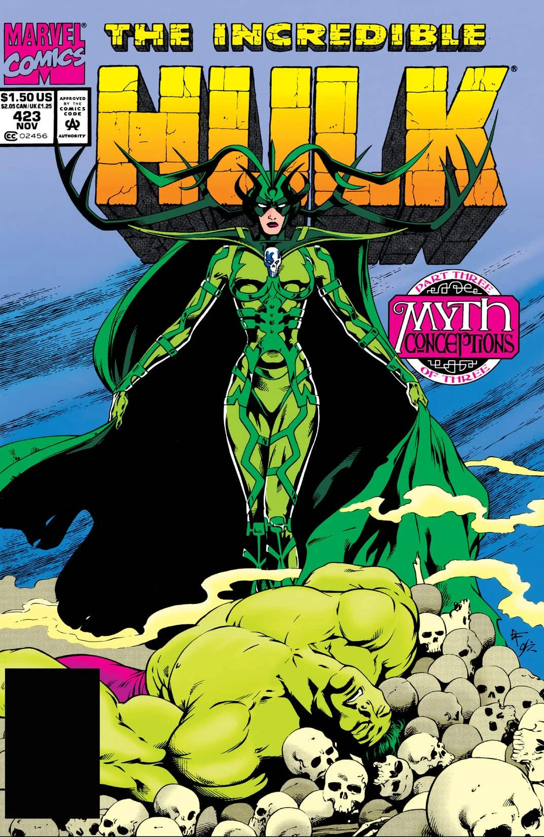 The Incredible Hulk #423 Direct Edition cover