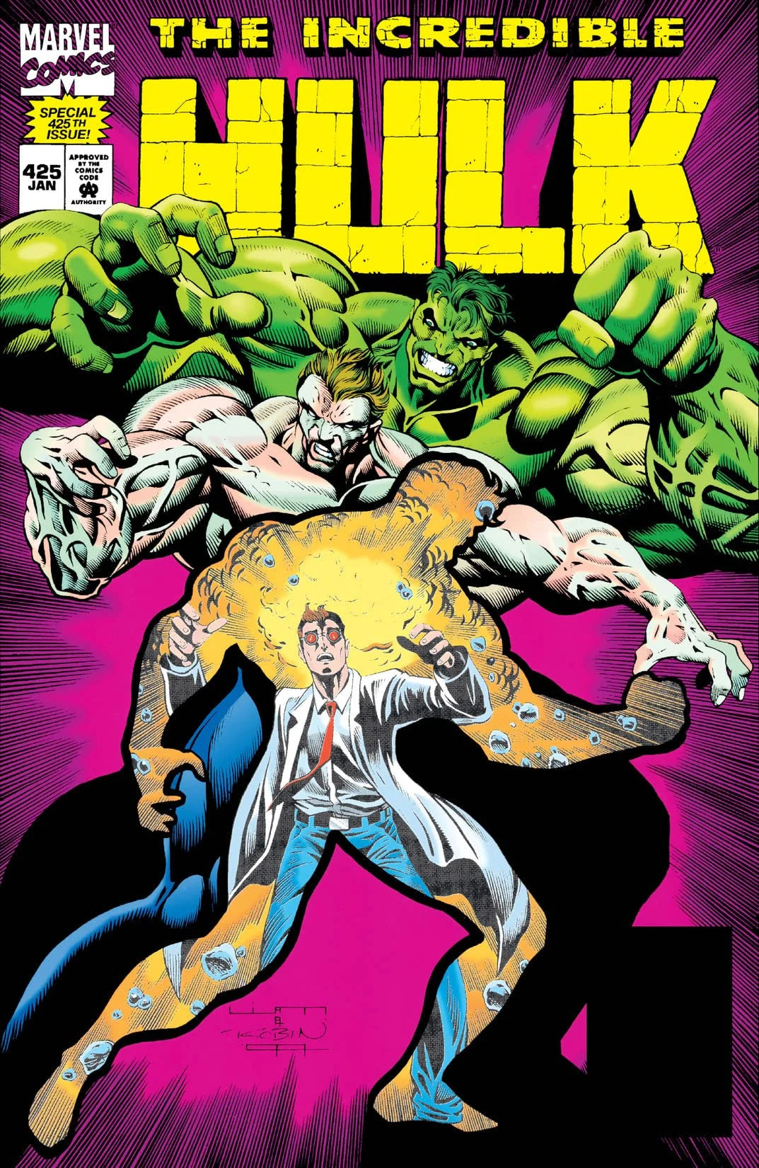 The Incredible Hulk #425 Hologram Direct Edition cover