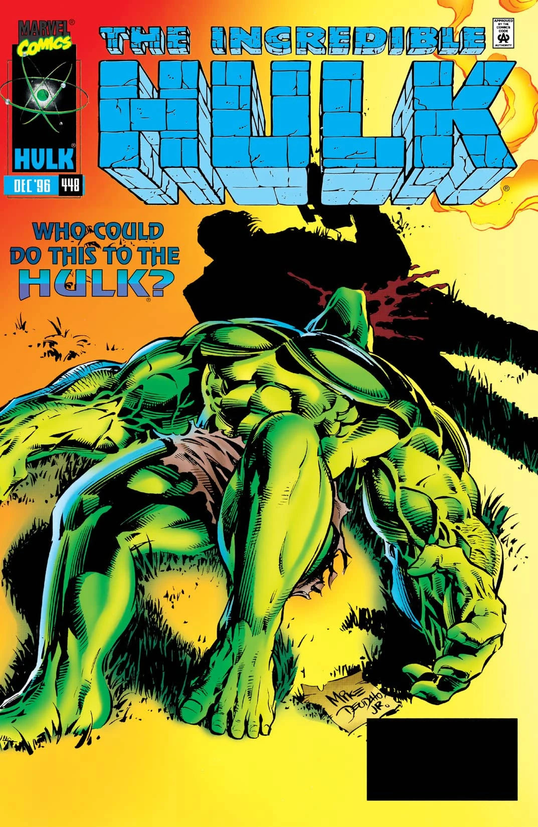 The Incredible Hulk #448 Direct Edition cover