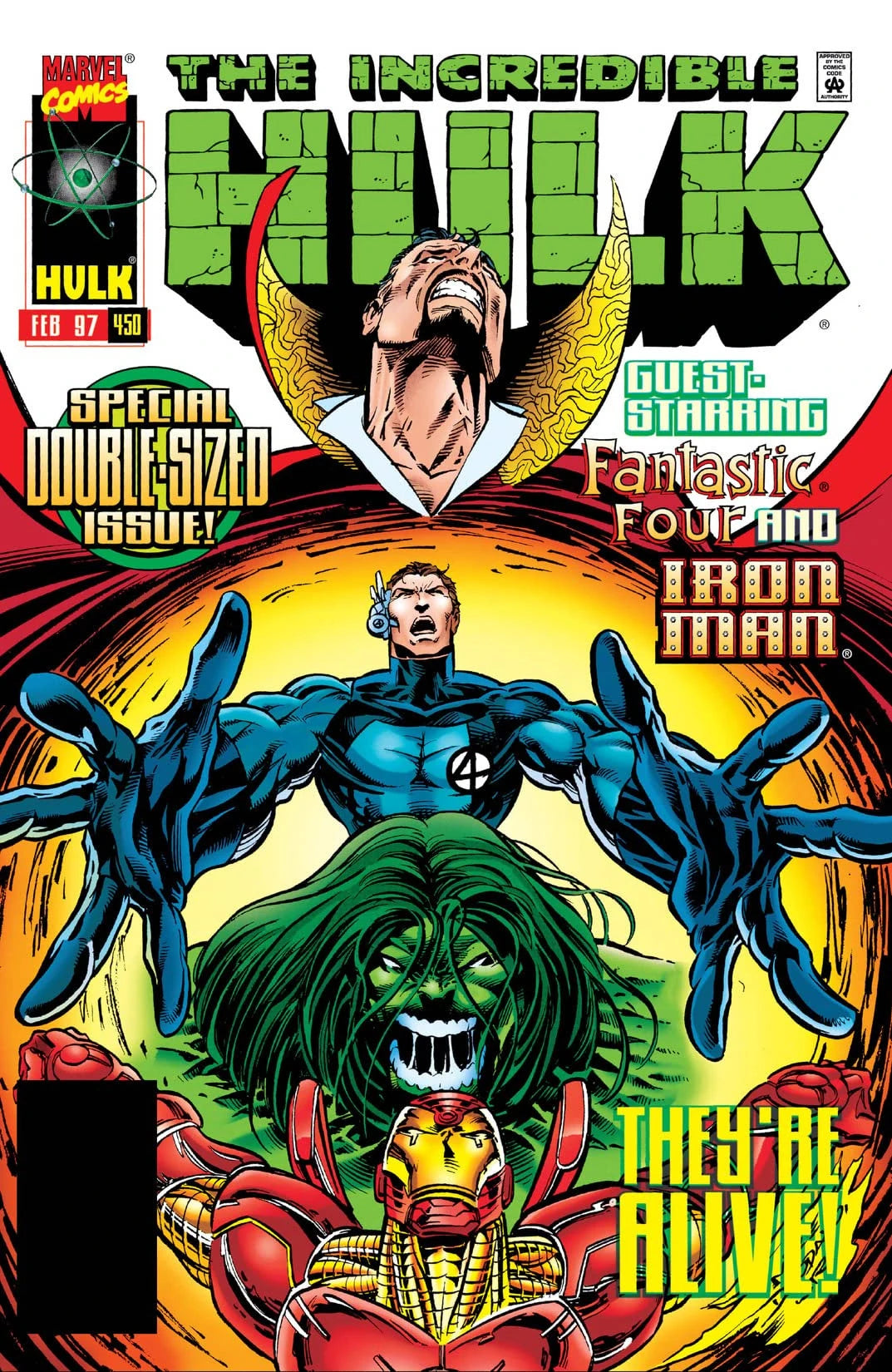 The Incredible Hulk #450 Direct Edition cover