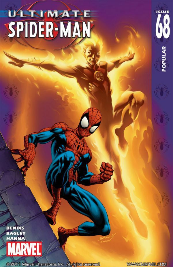 Ultimate Spider-Man #68 Direct Edition cover