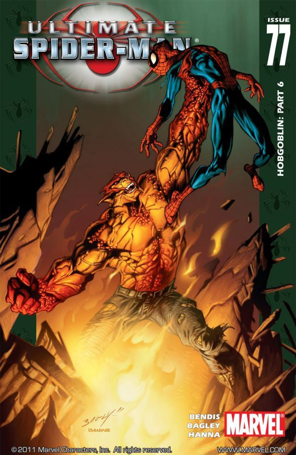 Ultimate Spider-Man #77 Direct Edition cover