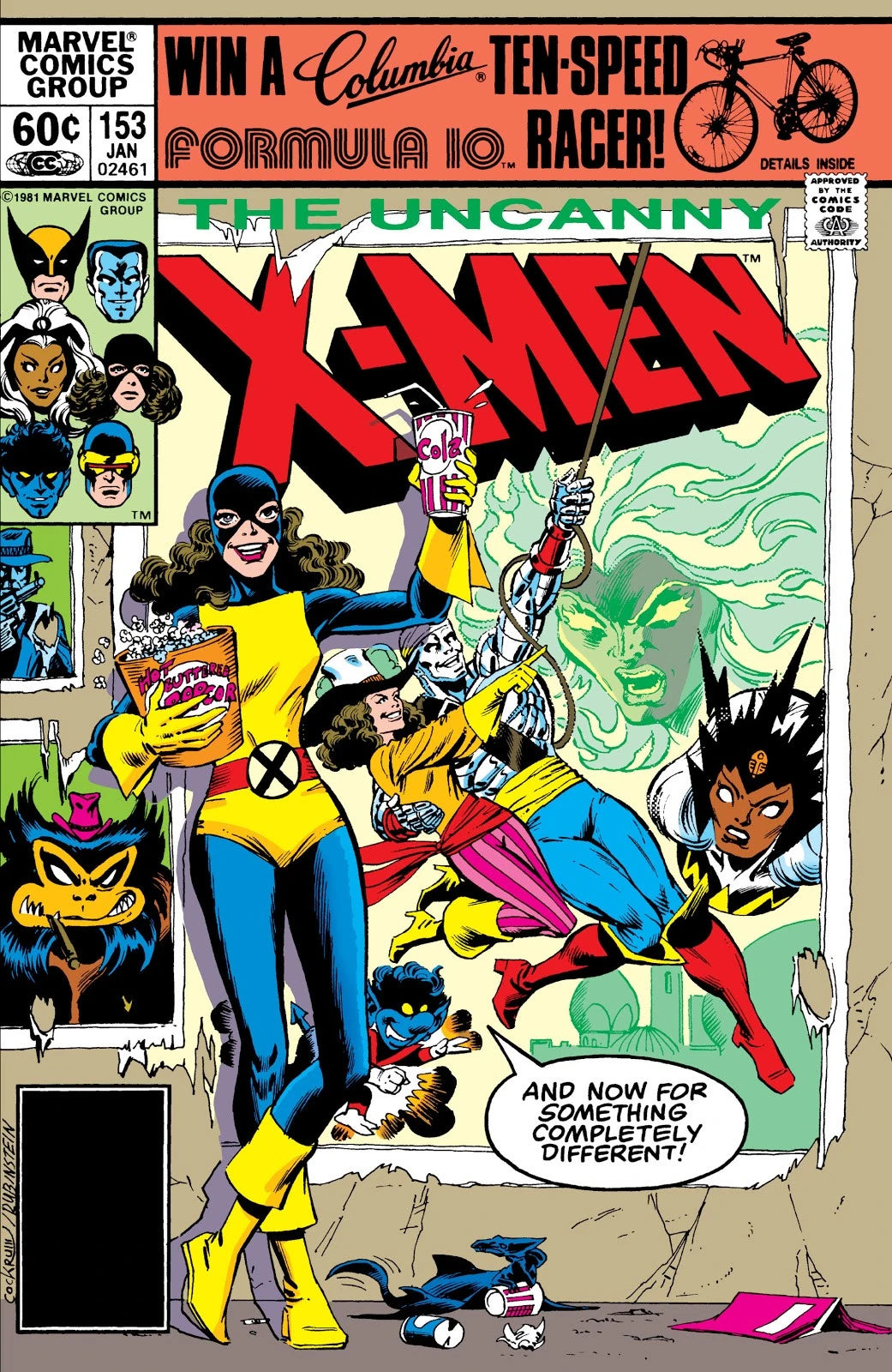 Uncanny X-Men #153 A Direct Edition cover
