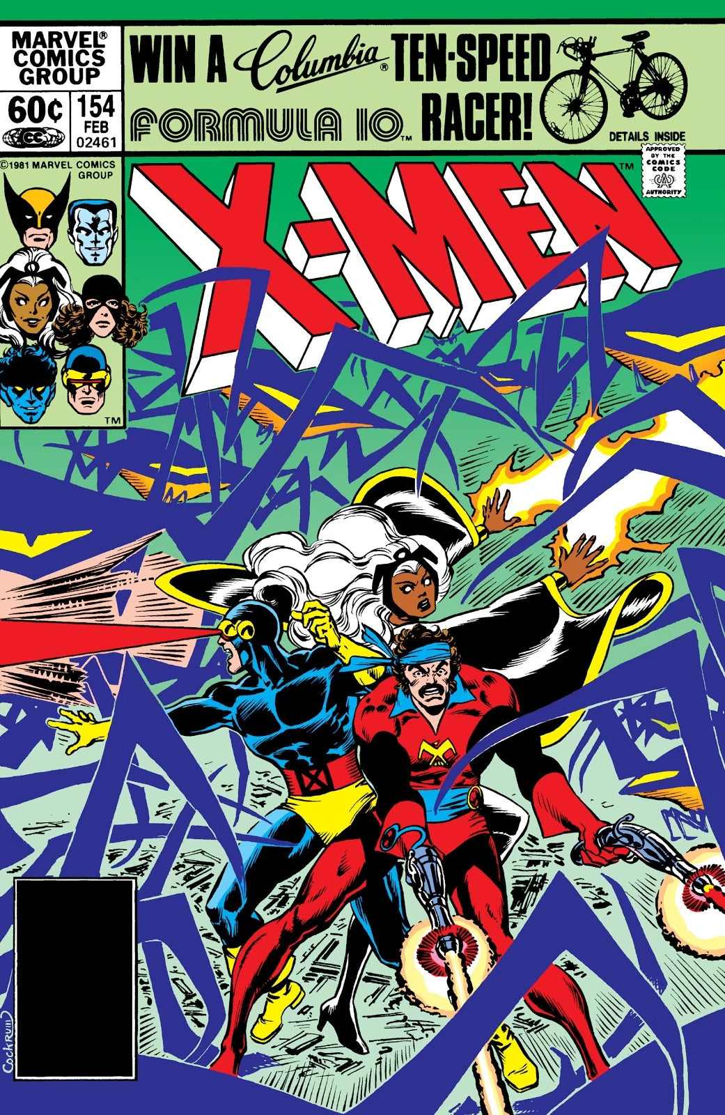 Uncanny X-Men #154 A Direct Edition cover