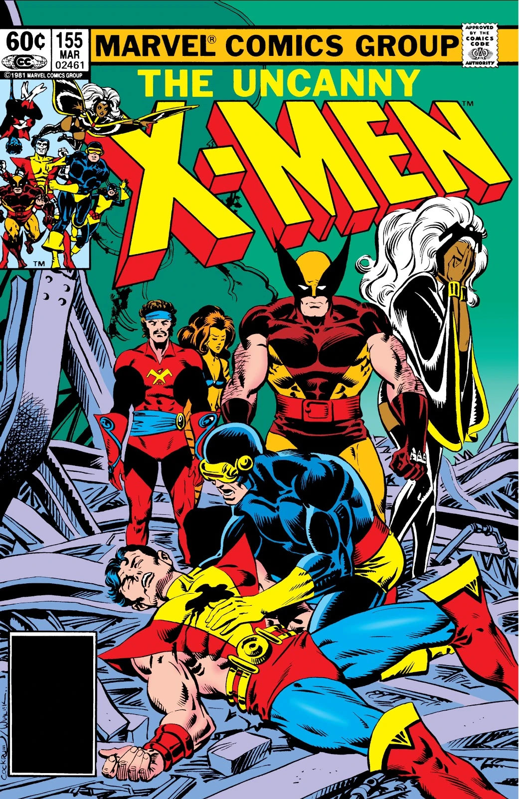 Uncanny X-Men #155 A Direct Edition cover