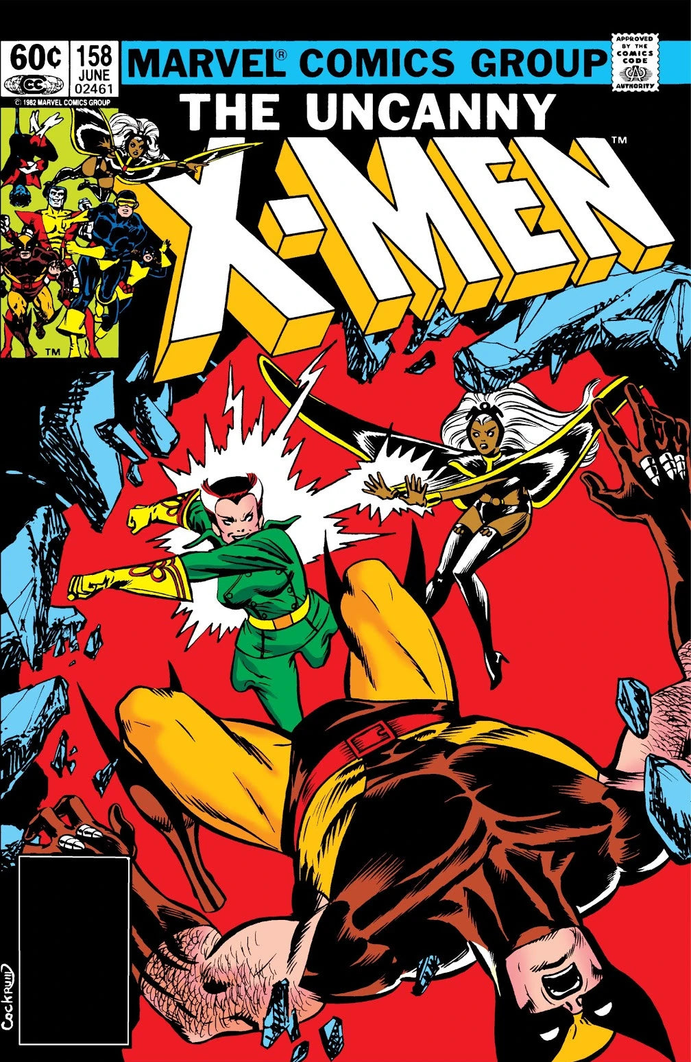 Uncanny X-Men #158 A Direct Edition cover