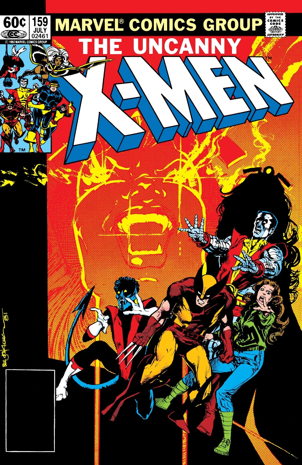 Uncanny X-Men #159 B Newsstand Edition cover