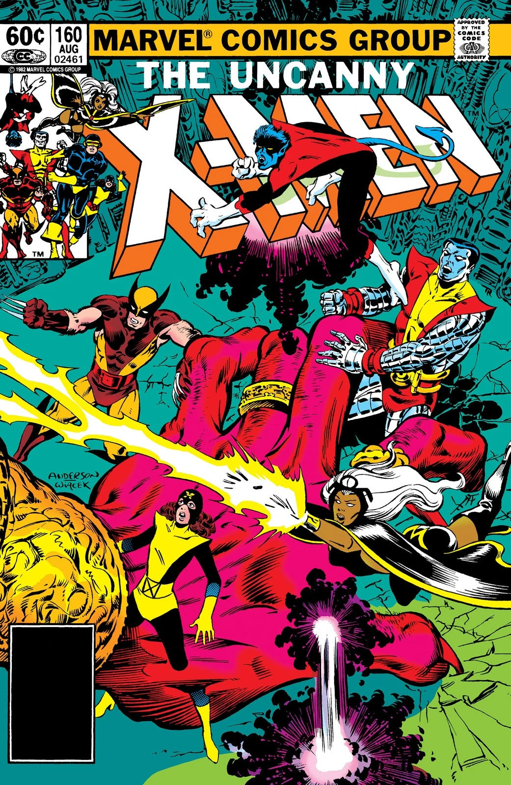 Uncanny X-Men #160 B Newsstand Edition cover