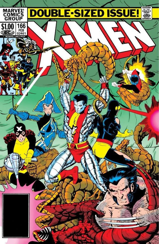 Uncanny X-Men #166 A Direct Edition cover