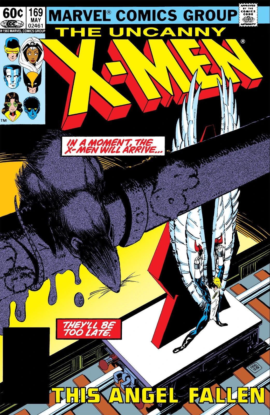 Uncanny X-Men #169 A Direct Edition cover