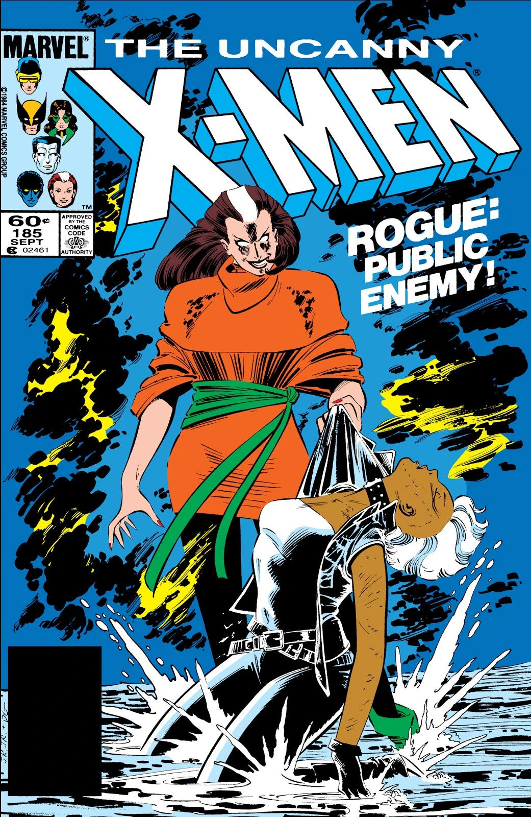 Uncanny X-Men #185 Newsstand Edition cover