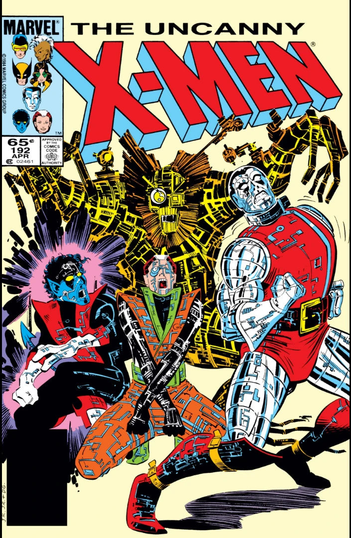 Uncanny X-Men #192 Direct Edition cover